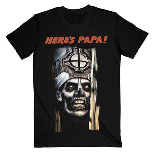 Ghost Unisex T-Shirt: Here's Papa (Black) Ghost Unisex T-Shirt: Here's Papa (Black)