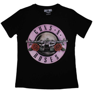 Guns N' Roses Ladies T-Shirt: Classic Logo (Black) Guns N' Roses Ladies T-Shirt: Classic Logo (Black)