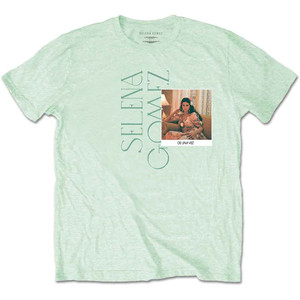 Selena Gomez Unisex T-Shirt: Polaroid (Green) Selena Gomez Unisex T-Shirt: Polaroid (Green)