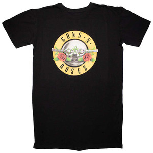 Guns N' Roses Ladies T-Shirt Dress: Classic Logo (Black) Guns N' Roses Ladies T-Shirt Dress: Classic Logo (Black)