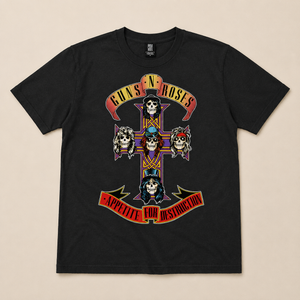 Guns N' Roses Unisex T-Shirt: Appetite for Destruction (Black)