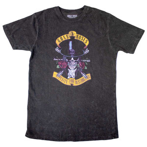 Guns N' Roses Unisex T-Shirt: Appetite Washed (Dip-Dye On Black) (Wash Collection) Guns N' Roses Unisex T-Shirt: Appetite Washed (Dip-Dye On Black) (Wash Collection)