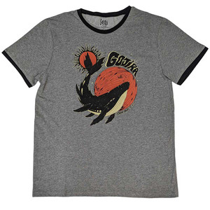 Gojira Unisex Ringer T-Shirt: Whale (Grey) Gojira Unisex Ringer T-Shirt: Whale (Grey)