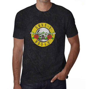 Guns N' Roses Unisex T-Shirt: Classic Logo (Black) (Wash Collection) Guns N' Roses Unisex T-Shirt: Classic Logo (Black) (Wash Collection)