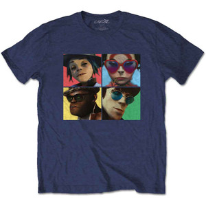 Gorillaz Unisex T-Shirt: Humanz (Navy Blue) Gorillaz Unisex T-Shirt: Humanz (Navy Blue)