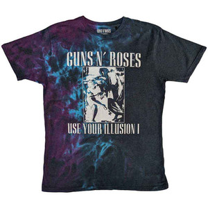 Guns N' Roses Unisex T-Shirt: Use Your Illusion Monochrome (Blue) (Wash Collection) Guns N' Roses Unisex T-Shirt: Use Your Illusion Monochrome (Blue) (Wash Collection)