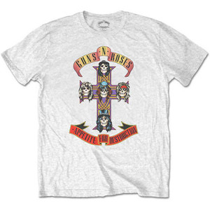 Guns N' Roses Kids Retail Pack T-Shirt: Appetite for Destruction (White) Guns N' Roses Kids Retail Pack T-Shirt: Appetite for Destruction (White)