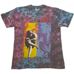 Guns N' Roses Unisex T-Shirt: Use Your Illusion (Blue) (Wash Collection) Guns N' Roses Unisex T-Shirt: Use Your Illusion (Blue) (Wash Collection)