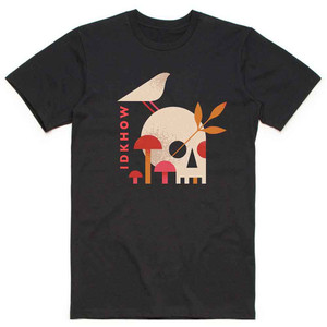 iDKHow Unisex T-Shirt: Mushroom Skull (Black) iDKHow Unisex T-Shirt: Mushroom Skull (Black)