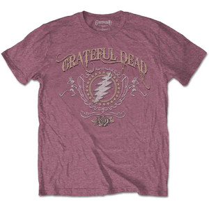 Grateful Dead Unisex T-Shirt: Bolt (Heather Cardinal) Grateful Dead Unisex T-Shirt: Bolt (Heather Cardinal)