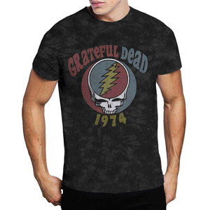 Grateful Dead Unisex T-Shirt: 1974 (Grey) (Wash Collection) Grateful Dead Unisex T-Shirt: 1974 (Grey) (Wash Collection)