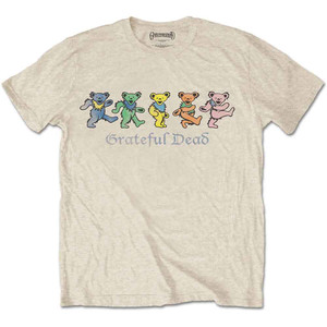 Grateful Dead Unisex T-Shirt: Dancing Bears (Sand) Grateful Dead Unisex T-Shirt: Dancing Bears (Sand)