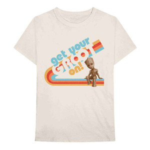 Marvel Comics Unisex T-Shirt: I am Groot Get Your Groot (Natural) Marvel Comics Unisex T-Shirt: I am Groot Get Your Groot (Natural)