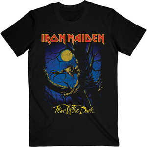 Iron Maiden Unisex T-Shirt: Fear of the Dark Moonlight (Black) Iron Maiden Unisex T-Shirt: Fear of the Dark Moonlight (Black)