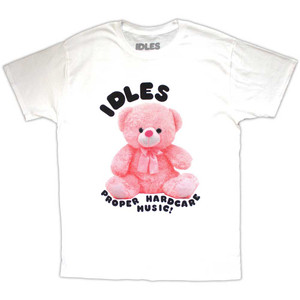 Idles Unisex T-Shirt: Proper Hardcore (White) Idles Unisex T-Shirt: Proper Hardcore (White)