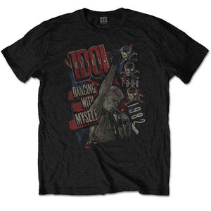 Billy Idol Unisex T-Shirt: Dancing with Myself (Black) Billy Idol Unisex T-Shirt: Dancing with Myself (Black)