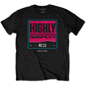 Highly Suspect Unisex T-Shirt: Press Start (Black) Highly Suspect Unisex T-Shirt: Press Start (Black)