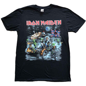 Iron Maiden Unisex T-Shirt: Knebworth Moon buggy (Black) Iron Maiden Unisex T-Shirt: Knebworth Moon buggy (Black)