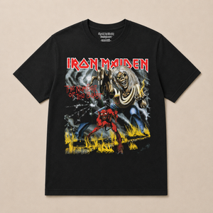 Iron Maiden Unisex T-Shirt: Number Of The Beast (Black)