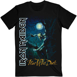 Iron Maiden Unisex T-Shirt: Fear of the Dark Tree Sprite (Black) Iron Maiden Unisex T-Shirt: Fear of the Dark Tree Sprite (Black)