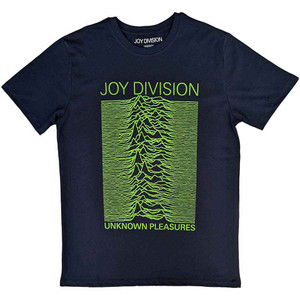 Joy Division Unisex T-Shirt: Unknown Pleasures FP (Navy Blue) Joy Division Unisex T-Shirt: Unknown Pleasures FP (Navy Blue)