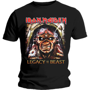 Iron Maiden Unisex T-Shirt: Legacy Aces (Black) Iron Maiden Unisex T-Shirt: Legacy Aces (Black)