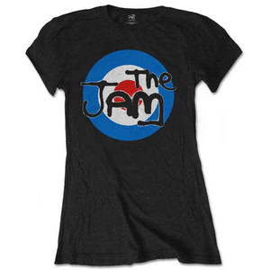 The Jam Ladies T-Shirt: Spray Target Logo (Black) The Jam Ladies T-Shirt: Spray Target Logo (Black)