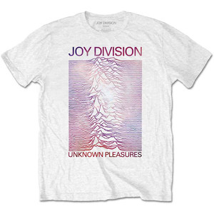 Joy Division Unisex T-Shirt: Space - Unknown Pleasures Gradient (White) Joy Division Unisex T-Shirt: Space - Unknown Pleasures Gradient (White)