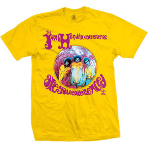 Jimi Hendrix Unisex T-Shirt: Are You Experienced (Yellow) Jimi Hendrix Unisex T-Shirt: Are You Experienced (Yellow)
