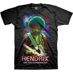 Jimi Hendrix Unisex T-Shirt: Cosmic (Black) Jimi Hendrix Unisex T-Shirt: Cosmic (Black)