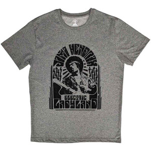 Jimi Hendrix Unisex T-Shirt: Electric Ladyland Mono (Grey) Jimi Hendrix Unisex T-Shirt: Electric Ladyland Mono (Grey)