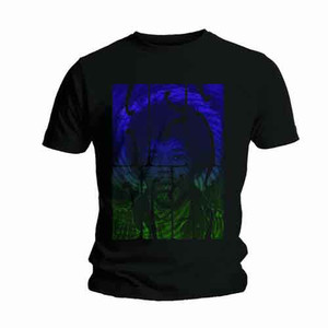 Jimi Hendrix Unisex T-Shirt: Swirly Text (Black) Jimi Hendrix Unisex T-Shirt: Swirly Text (Black)