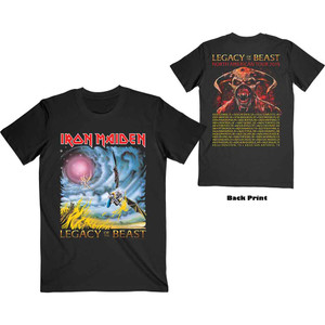 Iron Maiden Unisex T-Shirt: The Flight of Icarus (Black) (Back Print) Iron Maiden Unisex T-Shirt: The Flight of Icarus (Black) (Back Print)
