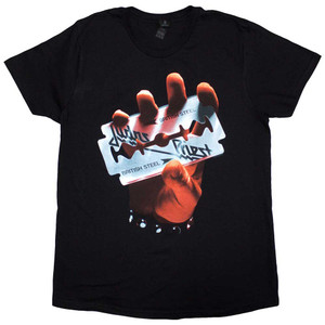 Judas Priest Ladies T-Shirt: British Steel (Black) Judas Priest Ladies T-Shirt: British Steel (Black)