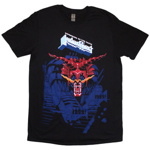 Judas Priest Unisex T-Shirt: Defenders Blue (Black) Judas Priest Unisex T-Shirt: Defenders Blue (Black)