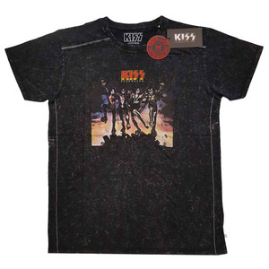 KISS Unisex T-Shirt: Destroyer (Black) (Wash Collection) KISS Unisex T-Shirt: Destroyer (Black) (Wash Collection)