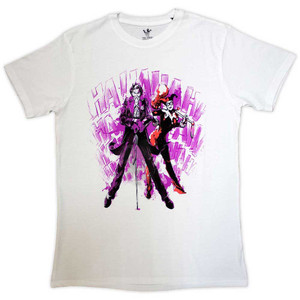 DC Comics Unisex T-Shirt: Joker - Harley & Joker Haha (White) DC Comics Unisex T-Shirt: Joker - Harley & Joker Haha (White)