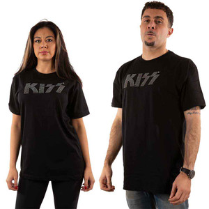 KISS Unisex T-Shirt: Logo (Black) (Embellished) KISS Unisex T-Shirt: Logo (Black) (Embellished)