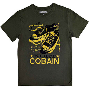 Kurt Cobain Unisex T-Shirt: Converse (Green) Kurt Cobain Unisex T-Shirt: Converse (Green)