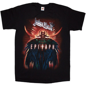 Judas Priest Unisex T-Shirt: Epitaph Jumbo (Black) Judas Priest Unisex T-Shirt: Epitaph Jumbo (Black)