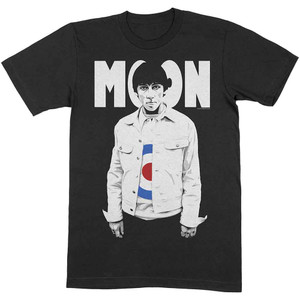 Keith Moon Unisex T-Shirt: Moon Target (Black) (Small) Keith Moon Unisex T-Shirt: Moon Target (Black) (Small)