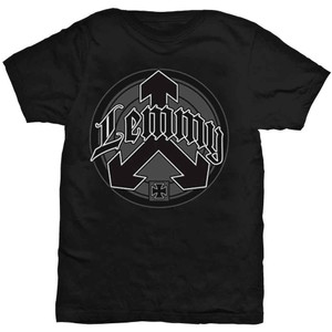 Lemmy Unisex T-Shirt: Arrow Logo (Black) Lemmy Unisex T-Shirt: Arrow Logo (Black)