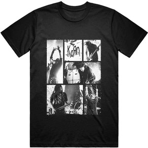 Korn Unisex T-Shirt: Blocks (Black) Korn Unisex T-Shirt: Blocks (Black)