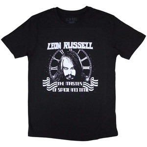 Leon Russell Unisex T-Shirt: Space & Time (Black)