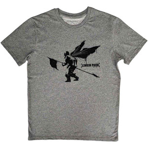 Linkin Park Unisex T-Shirt: Street Soldier (Grey) Linkin Park Unisex T-Shirt: Street Soldier (Grey)
