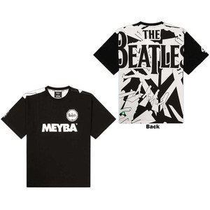 The Beatles Unisex T-Shirt: Meyba Drum & Crossing All-Over-Print (Black) The Beatles Unisex T-Shirt: Meyba Drum & Crossing All-Over-Print (Black)