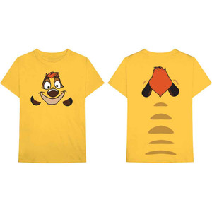 The Lion King Unisex T-Shirt: Timon (Yellow) (Back Print) The Lion King Unisex T-Shirt: Timon (Yellow) (Back Print)