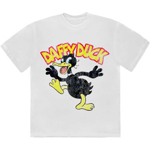 Looney Tunes Unisex T-Shirt: Daffy Duck (White) Looney Tunes Unisex T-Shirt: Daffy Duck (White)