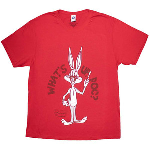 Looney Tunes Unisex T-Shirt: What's Up, Doc? (Red) Looney Tunes Unisex T-Shirt: What's Up, Doc? (Red)