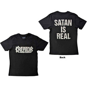 Kreator Unisex T-Shirt: Satan Is Real (Black) (Back Print) Kreator Unisex T-Shirt: Satan Is Real (Black) (Back Print)
